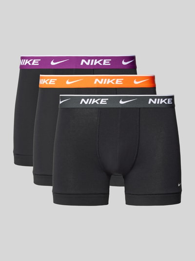 Nike Trunks mit Label-Detail Modell 'E-DAY' im 3er-Pack Black 1