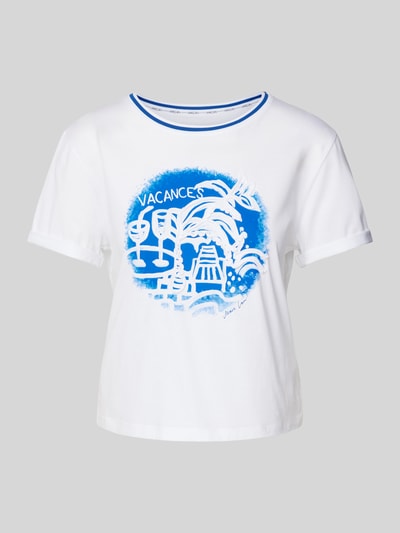 Marc Cain T-shirt met motiefprint Wit - 2