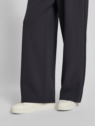 Only Spodnie szerokie z elastycznym pasem model ‘BREMEN-YO LIFE’ Antracytowy 3