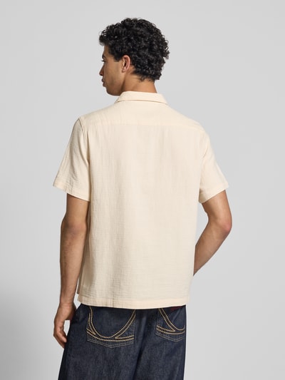 Superdry Regular Fit Freizeithemd mit Kentkragen und Brusttaschen Beige 5