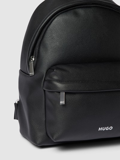 HUGO Rucksack mit Label-Details Modell 'Bel' Black 3