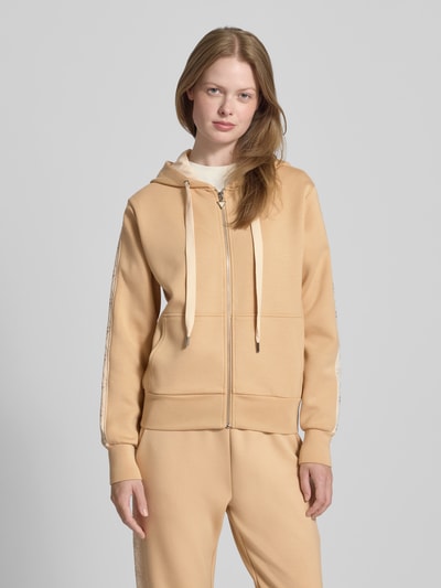Guess Sweatjacke mit Kapuze Beige 4