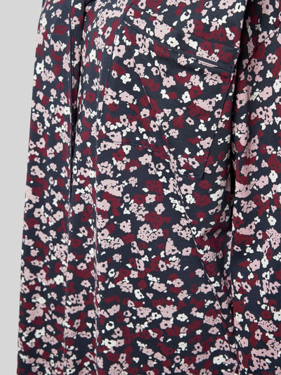 Marc O'Polo Comfort Fit Nachthemd mit Blumen-Muster Marine 2