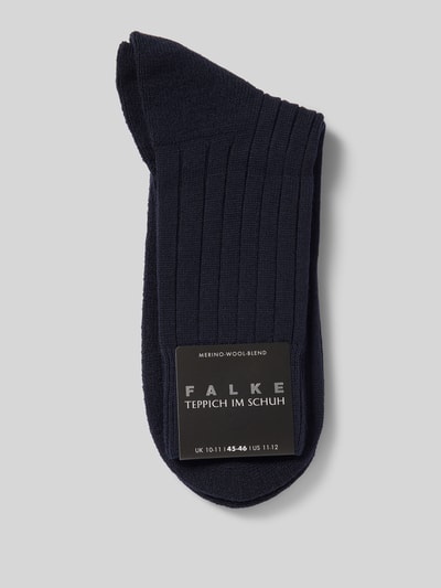Falke Strümpfe aus Schurwollmischung Modell 'Teppich im Schuh' Marine 3