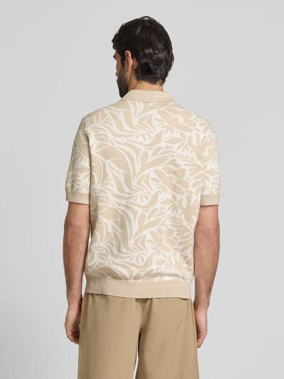 MCNEAL Regular Freizeithemd mit 1/2-Arm und Reverskragen Beige 5