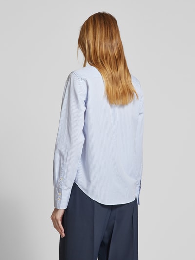 Gant Regular Fit Hemdbluse mit Stehkragen Hellblau 5