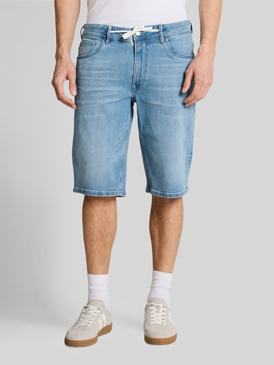 Tom Tailor Denim Regular Fit Jeansshorts aus Baumwoll-Mix Hellblau 4