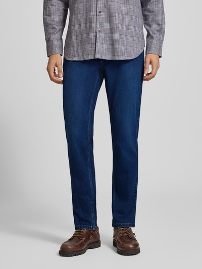 Christian Berg Men Jeans van soft denim met 9% kasjmieraandeel Blauw - 4