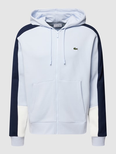 Lacoste Sweatjacke mit Reißverschluss Hellblau 2