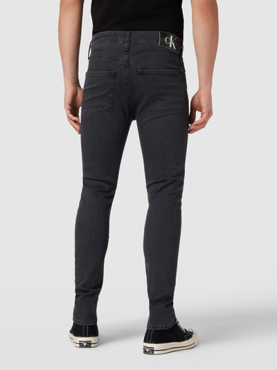 Calvin Klein Jeans Skinny Fit Jeans im 5-Pocket-Design Dunkelgrau 5