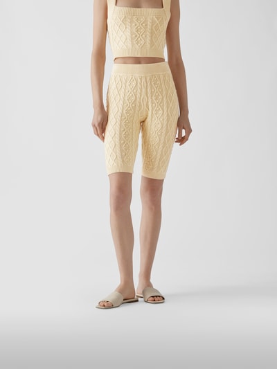 LouLou Studio Shorts in Strick-Optik Sand 4