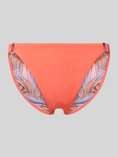 Produktfoto, Slim Fit Bikini-Hose mit Logo-Applikation Modell 'Costillas' von JOOP! Collection, elastyczny materiał, kolor koralowy