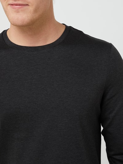 BOSS Slim Fit Longsleeve aus merzerisierter Baumwolle Modell 
