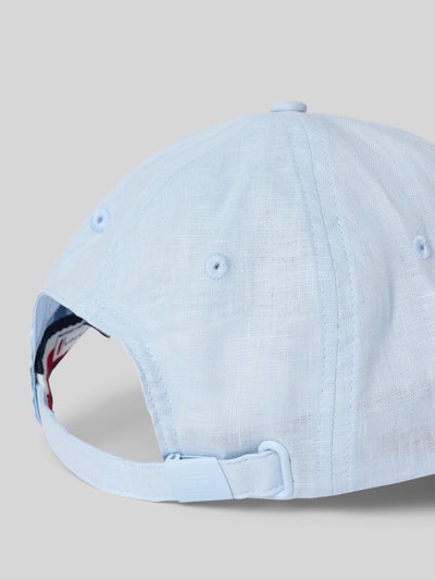 Tommy Hilfiger Baseballpet van zuiver linnen Lichtblauw - 3