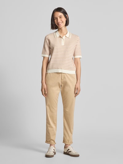 s.Oliver RED LABEL Regular Fit Chino aus Baumwoll-Mix Beige 1