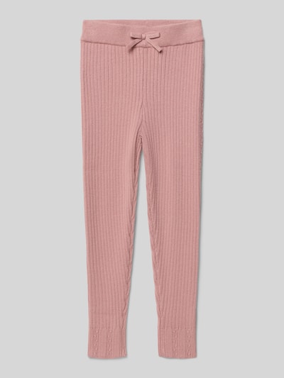 Mayoral Slim Fit Leggings mit Feinripp Altrosa 1