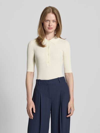 JOOP! Strickpullover aus Viskose-Mix Modell 'Kalili' Offwhite 4