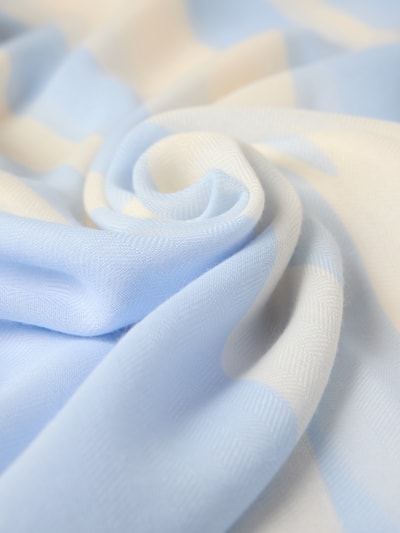 Someday Schal mit Fransen Modell 'Burinna' Bleu 2