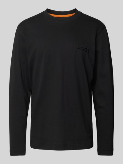 BOSS Orange Longsleeve mit Label-Detail Black 2