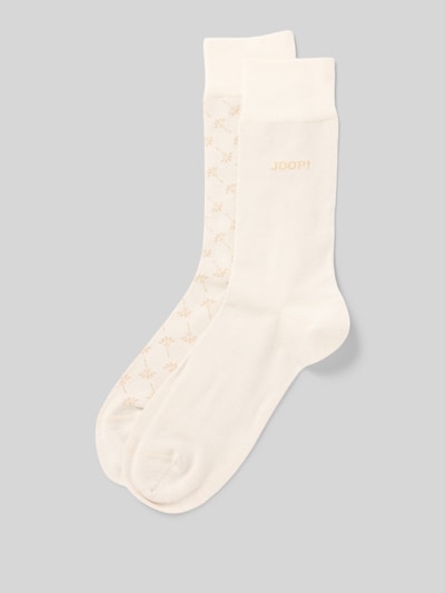 JOOP! Collection Sokken met elastische band in een set van 2 paar Zand - 1