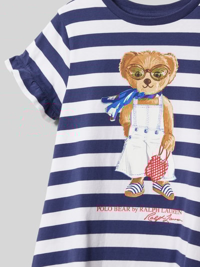 Polo Ralph Lauren Teens T-Shirt-Kleid mit Polo Bear Print Marine 2
