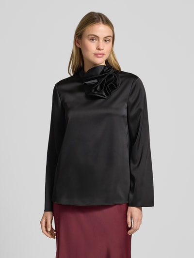 Emporio Armani Blusenshirt mit Rüschen-Detail Black 4