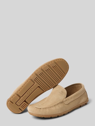 Marc O'Polo Slipper aus Rindsvelours Sand 4