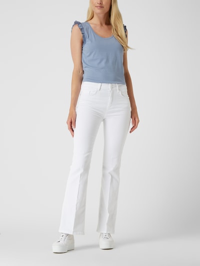 Esprit Top mit Volants  Rauchblau 1