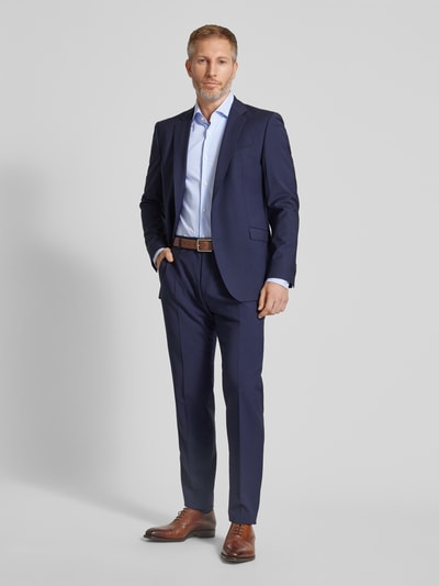 BOSS Slim Fit Business-Hemd mit Streifenmuster Bleu 1