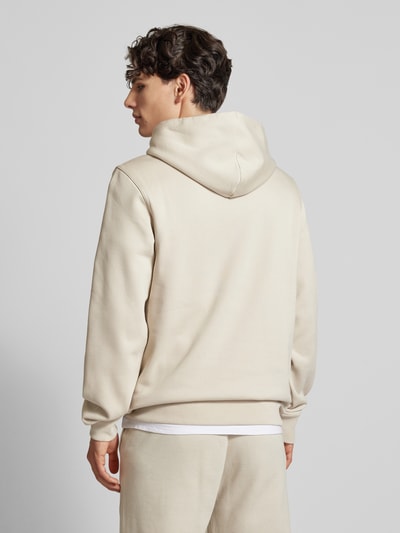 CHAMPION Hoodie mit Label-Stitching Beige 5