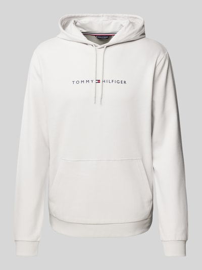 Tommy Hilfiger Hoodie mit Label-Print Hellgrau 2