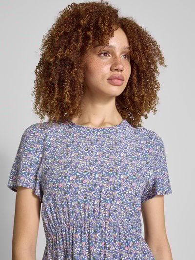 Marc O'Polo Denim Knielange jurk in laagjeslook Rookblauw - 3