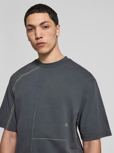 A-COLD-WALL T-Shirt in asymmetrischem Design Jeansblau 3