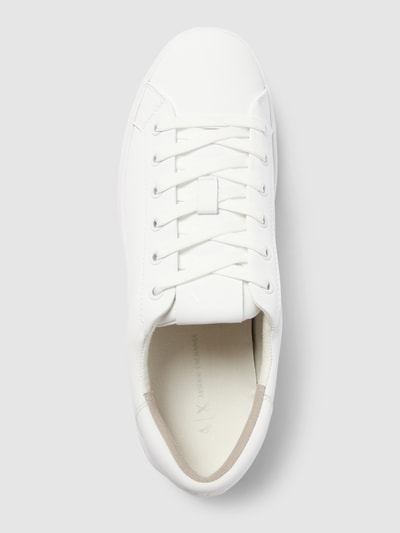 ARMANI EXCHANGE Sneaker mit Label-Details Weiss 4