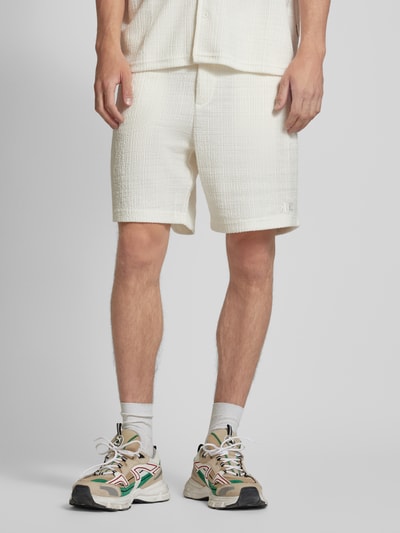 Redefined Rebel Sweatshorts met tunnelkoord, model 'ROBIN' Offwhite - 4