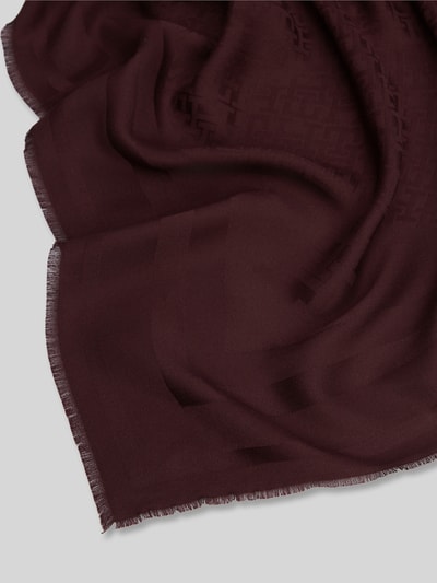 Tommy Hilfiger Schal aus Modal Bordeaux 2