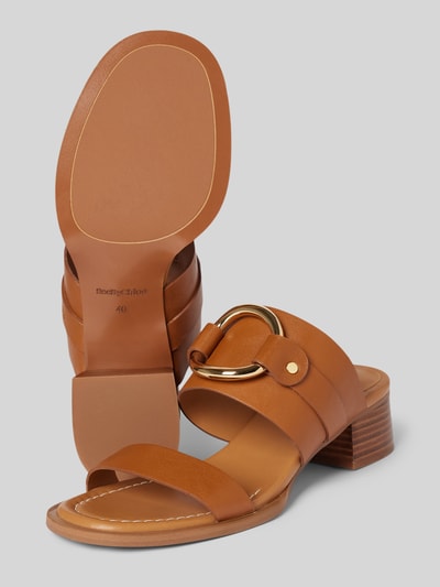 See by Chloé Sandalette aus echtem Leder Camel 5