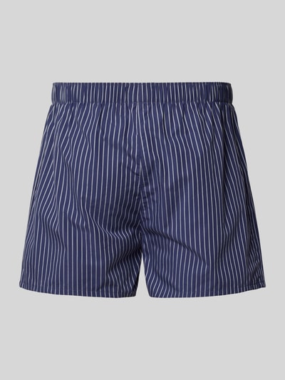 Hanro Boxershort met labeldetail Marineblauw - 3