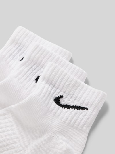 Nike Socken mit Logo-Detail Modell 'EVERYDAY' im 3er-Pack Weiss 2