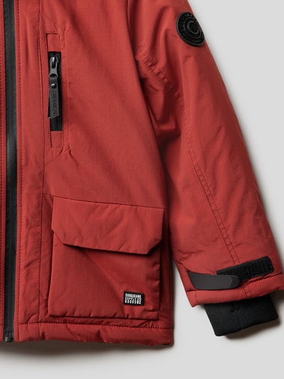 CARS JEANS Jacke mit Kapuze Modell 'Harrow' Terrakotta 2