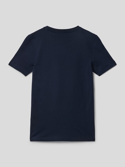 Tom Tailor T-shirt met statementprint Marineblauw - 3