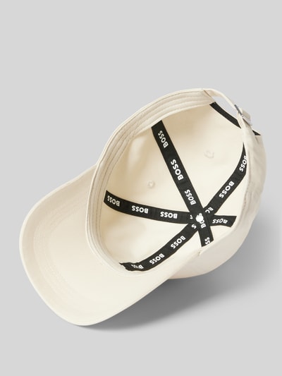 BOSS Basecap mit Label-Detail Modell 'Zed' Sand 2