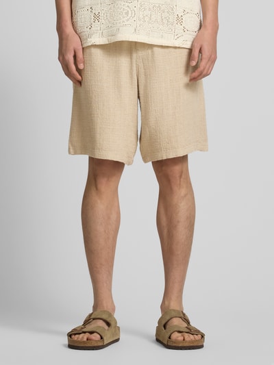 Les Deux Loose Fit Shorts aus Viskose-Leinen-Mix Modell 'Johnny' Sand 4
