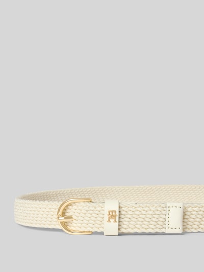 Produktfoto, Gürtel in Flechtoptik Modell 'ESSENTIAL EFFORTLESS 2.5' van Tommy Hilfiger, look: effen, doornsluiting, logo-applicatie, leren details