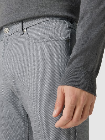 Christian Berg Men Hose im 5-Pocket-Design Hellgrau 3