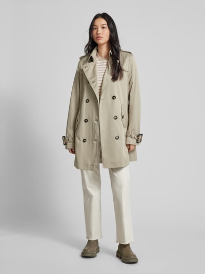 Gil Bret Trenchcoat met tailleriem Zand - 1