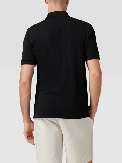 BOSS Poloshirt mit Label-Stitching Modell 'Pallas' Black 5