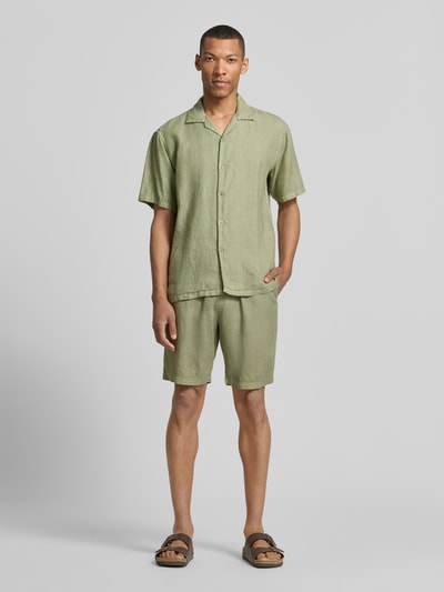 MCNEAL Shorts mit elastischem Bund und Gesäßtasche Lind 1