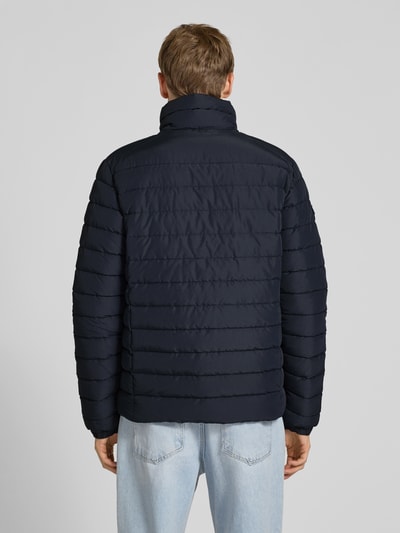 Superdry Gewatteerd jack met opstaande kraag, model 'Fuji' Donkerblauw - 5
