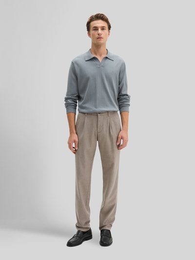 Marc O'Polo Regular Fit Schmale Hose aus Baumwoll-Mix Mittelbraun 1